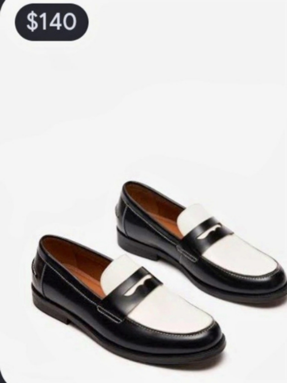 Madewell The Frances Loafer Black & White
